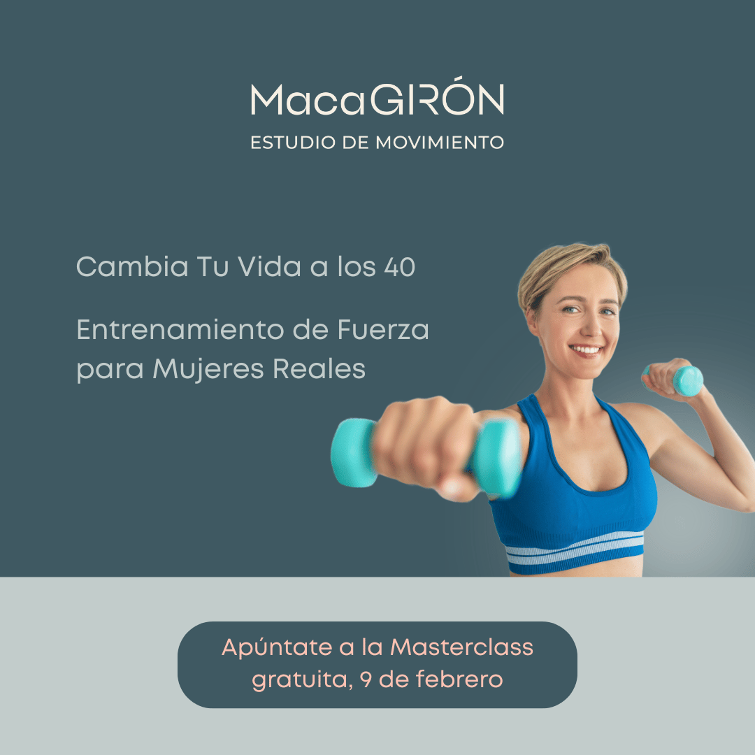 Entrenamiento fuerza para mujeres reales con Maca Girón
